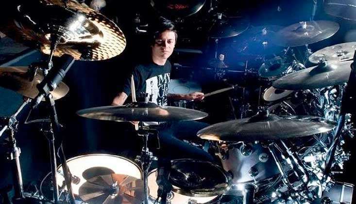 Arin Ilejay playing drums for Avenged Sevenfold