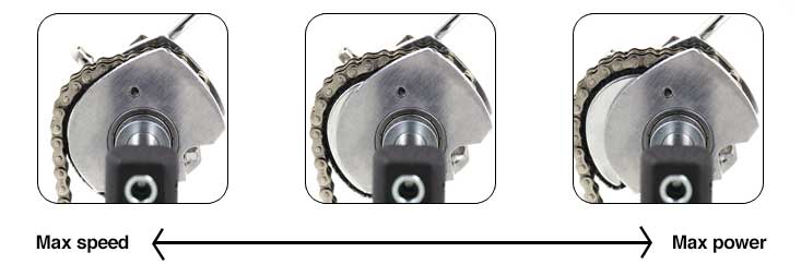 DW 9000 pedal infinite adjustable cam