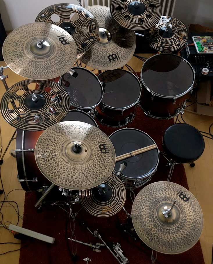 Raja Meissner drum kit