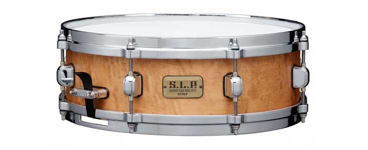 Tama S.L.P. Maple Snare, Satin Figured Maple