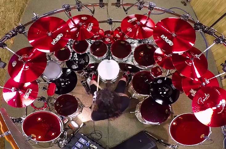 Aquiles Priester drum kit