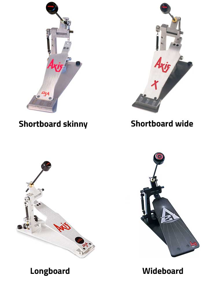 axis pedals foot board options