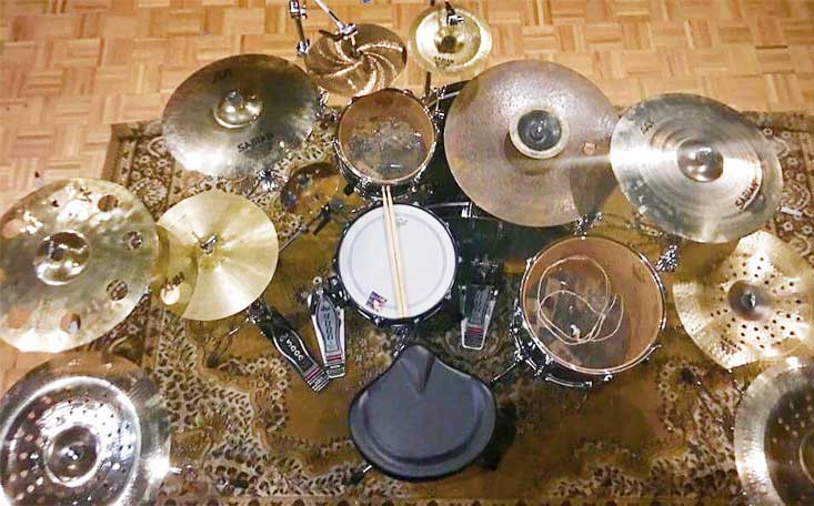 Chris Turner drum kit