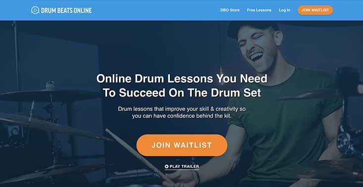 DBO academy drum beats online