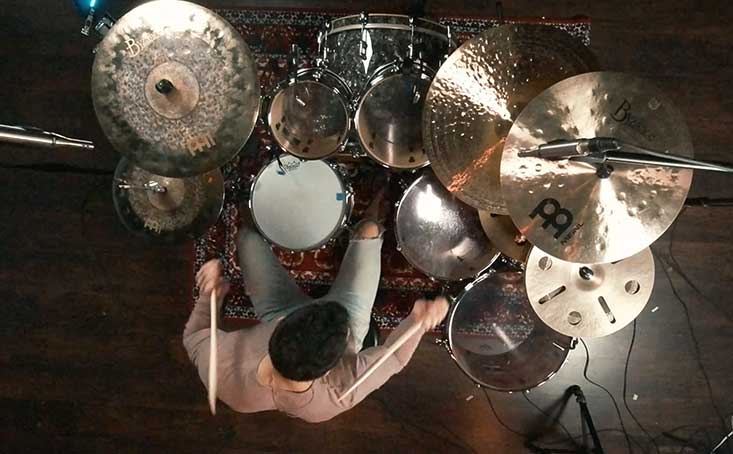 Gabe Helguera drum kit