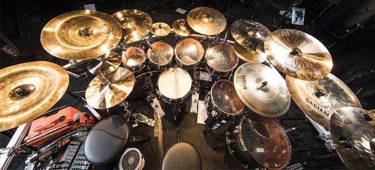 George Kollias drum kit