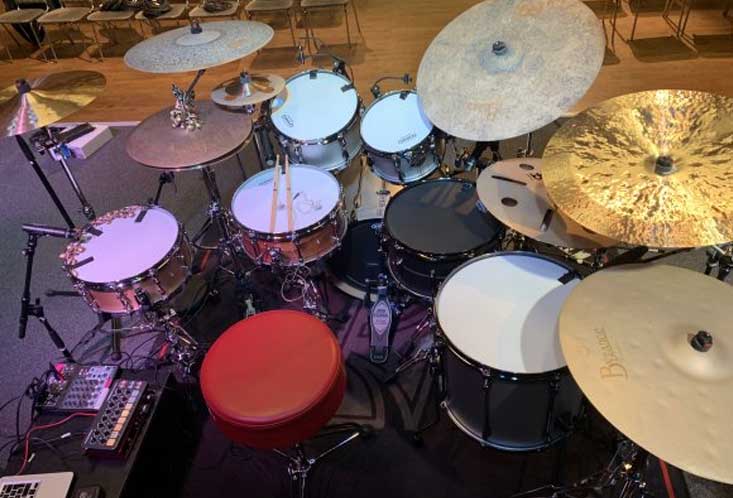 anika nilles drum setup