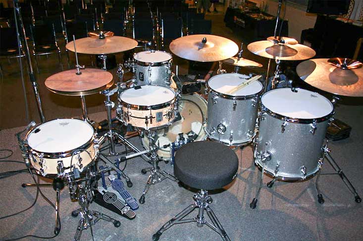 Benny Greb's drum kit